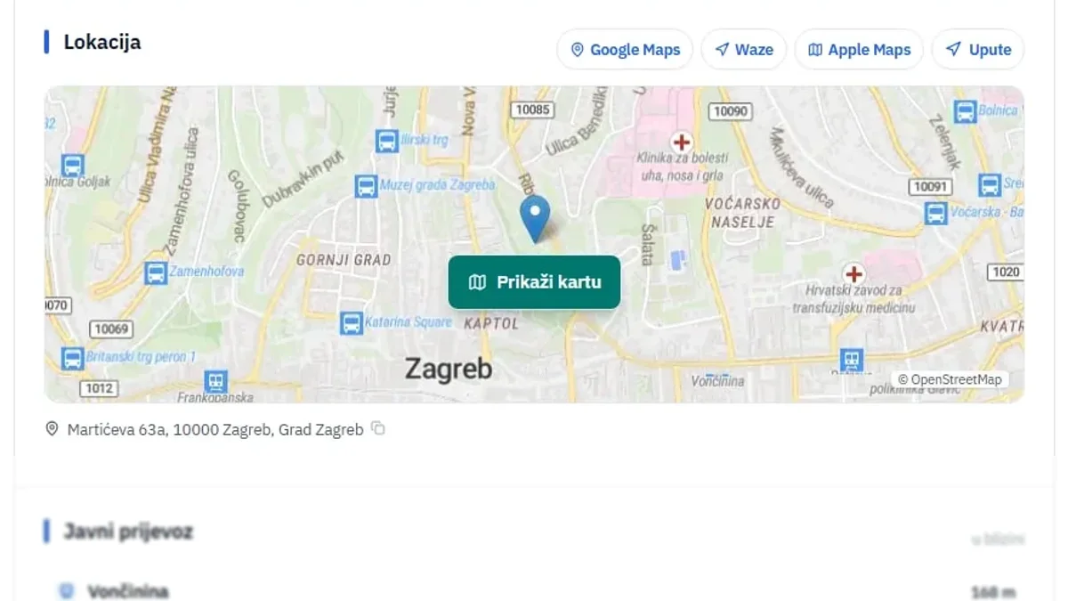 Karta i upute