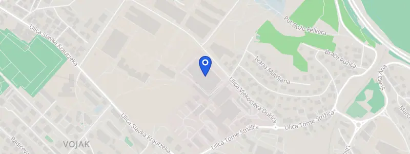Karta lokacije: KBC Rijeka - Novi kompleks Sušak, Vjekoslava Dukića 7, Rijeka