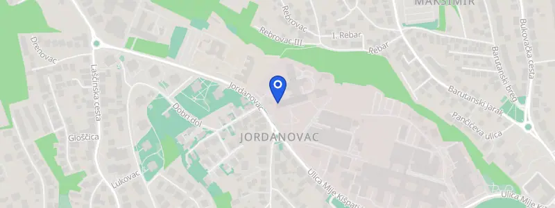 Karta lokacije: KBC Zagreb - Klinika za plućne bolesti Jordanovac, Jordanovac 104, Zagreb