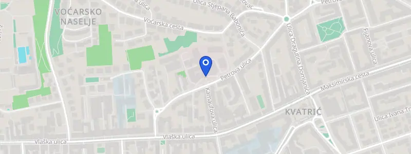 Karta lokacije: KBC Zagreb - Klinika za ženske bolesti i porode, Petrova ulica 13, Zagreb