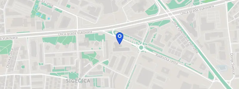 Karta lokacije: Ordinacija fizikalne medicine dr. Vesna Budišin, Radnička Cesta 80, Zagreb