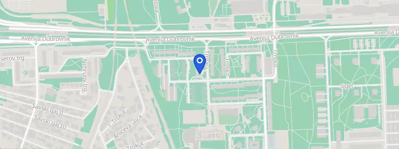 Karta lokacije: Ginekološka ordinacija dr. Silva Babić, Trnsko 12 / 4, Zagreb