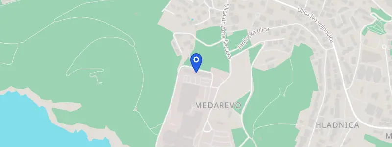 Karta lokacije: Zavod za hitnu medicinu Dubrovačko-neretvanske županije, Ante Šercera 4b, Dubrovnik