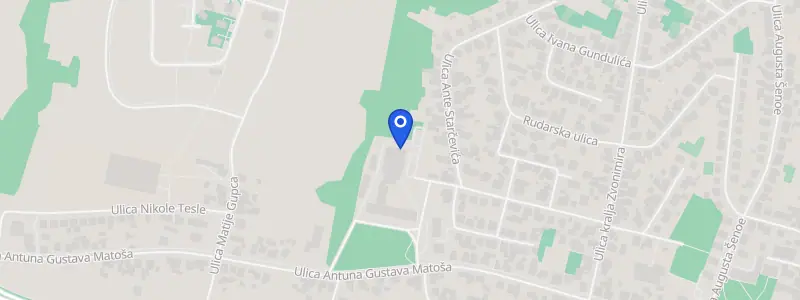 Karta lokacije: Ordinacija medicine rada dr. Suada Hegeduš, A. G. Matoša 42, Kutina