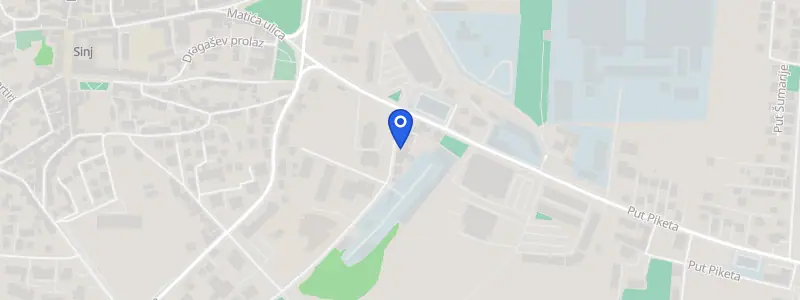 Karta lokacije: Poliklinika Akadem, Put Ferate 9, Sinj