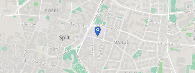 Karta lokacije: Poliklinika Caktaš, Istarska 3, Split