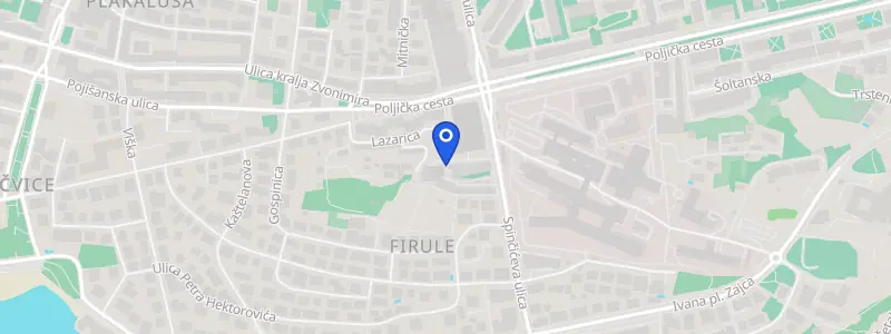Karta lokacije: Poliklinika Dr. Ljutić, Spinčićeva 2C, Split