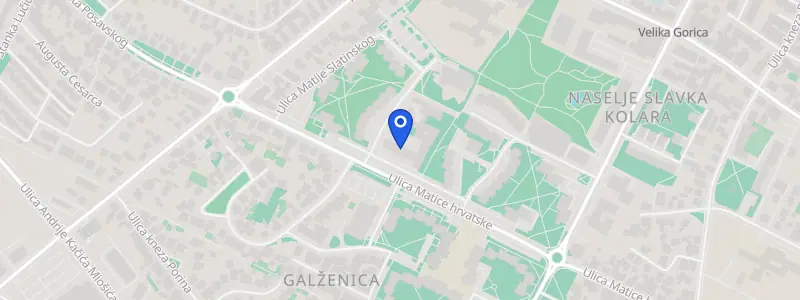 Karta lokacije: Poliklinika za fizikalnu medicinu i rehabilitaciju Velika Gorica, Matice hrvatske 5, Velika Gorica