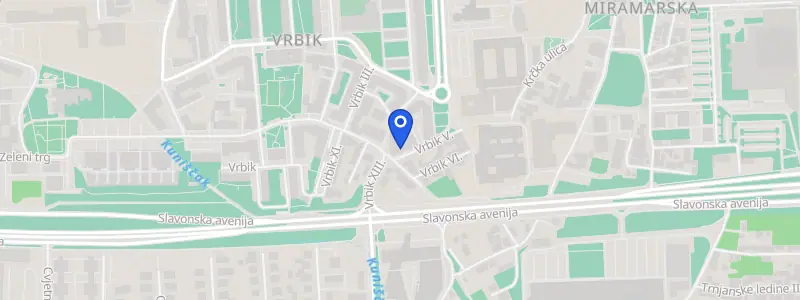 Karta lokacije: Poliklinika K-Centar, Vrbik 8a, Zagreb