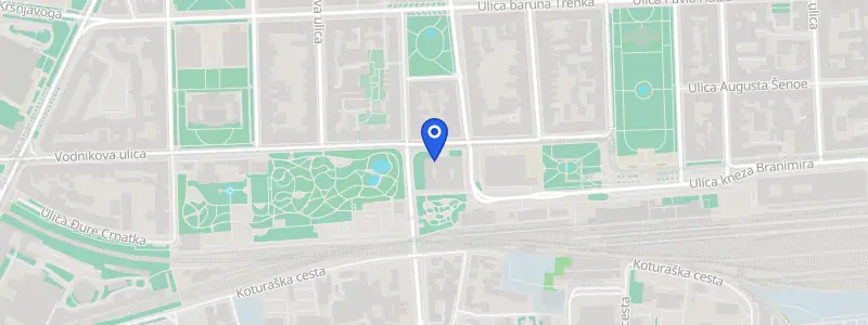 Karta lokacije: Poliklinika za reumatske bolesti, fizikalnu medicinu i rehabilitaciju Dr. Drago Čop, Mihanovićeva 3, Zagreb