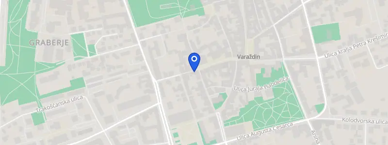 Karta lokacije: Privatna specijalistička ordinacija za psihijatriju mr. sc. Branka Lesjak dr. med. spec. psihijatar, Ulica Andrije Kačića Miošića 7 / 1, Varaždin