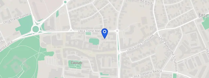 Karta lokacije: Stomatološka ordinacija dr. Petra Percač, Ulica Franje Punčeca 8, Čakovec