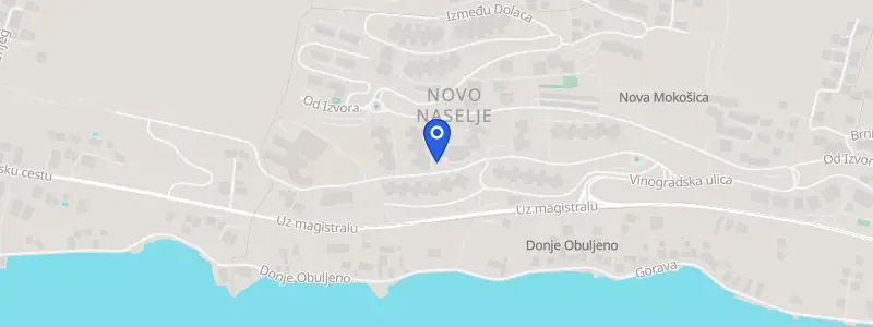 Karta lokacije: Stomatološka ordinacija dr. Anđela Čuljak Ćubić, Bartola Kašića 10, Nova Mokošica, Dubrovnik