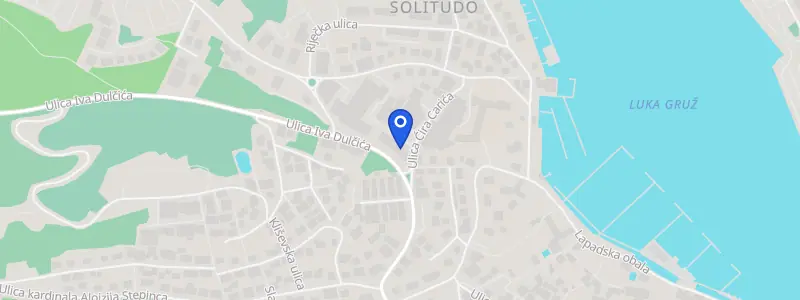 Karta lokacije: Stomatološka ordinacija dr. Maris Mioč Vojvoda, Iva Dulčića 20, Dubrovnik