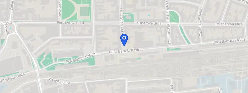 Karta lokacije: Stomatološka ordinacija dr. Irena Krtić-Jobst, Ulica Stjepana Radića 46, Osijek
