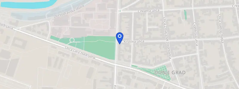 Karta lokacije: Stomatološka ordinacija dr. Marija Seleši Vorih, Park Kraljice Katarine Kosača 2, Osijek