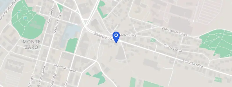 Karta lokacije: Dental Mišljenović, Mutilska ul. 4, Pula