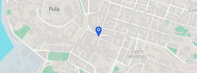 Karta lokacije: Dental Studio dr. Uravić, Veronska ulica - Via Verona 6 / 2, Pula