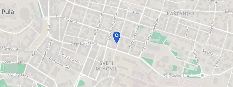 Karta lokacije: Stomatološka ordinacija dr. Florijan Kremenić, Kumičićeva Ulica 3, Pula
