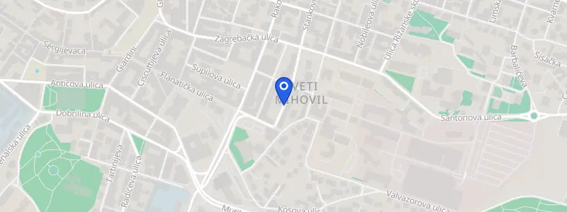 Karta lokacije: Stomatološka ordinacija dr. Hrvoje Krivić, Ulica Bartolomea Dei Vitrei 13, Pula