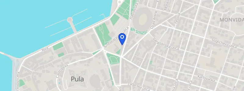 Karta lokacije: Stomatološka ordinacija dr. Ivana Pavlinović, Istarska Ulica 13, Pula