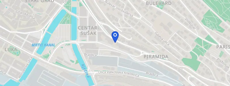 Karta lokacije: Božić Radoslav, Strossmayerova 14, Rijeka