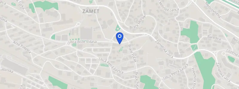 Karta lokacije: Dentistri, Bože Vidasa 3, Rijeka