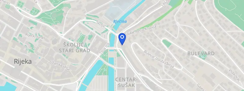 Karta lokacije: Ordinacija dentalne medicine dr. Jelena Krištić Matić, Titov trg 3, Rijeka