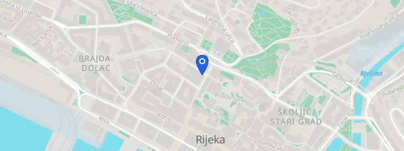 Karta lokacije: Ordinacija dentalne medicine Nataša Rosić Perčinić, Ivana Dežmana 4 / 1, Rijeka