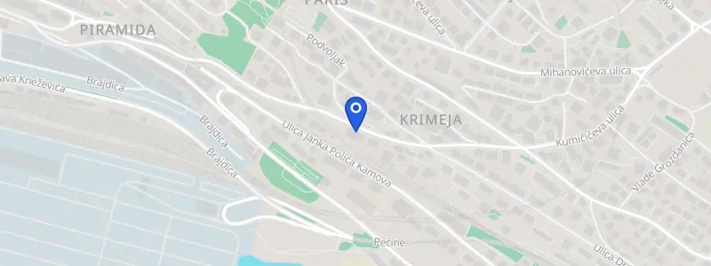 Karta lokacije: Stomatološka ordinacija dr. Andreja Jurasić Dragović, Kumičićeva 8, Rijeka