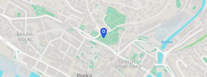 Karta lokacije: Stomatološka ordinacija dr. Emili Blečić Sesar, Park Nikole Hosta 5, Rijeka