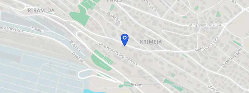 Karta lokacije: Stomatološka ordinacija dr. Tiana Barić, Kumičićeva 8, Rijeka