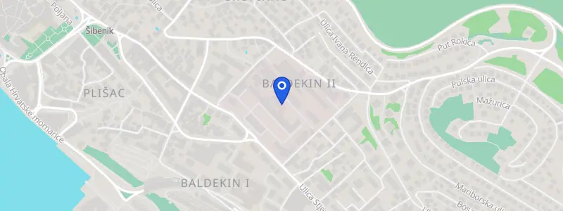 Karta lokacije: Stomatološka ordinacija dr. Ana Krvavica, Draga 2, Šibenik