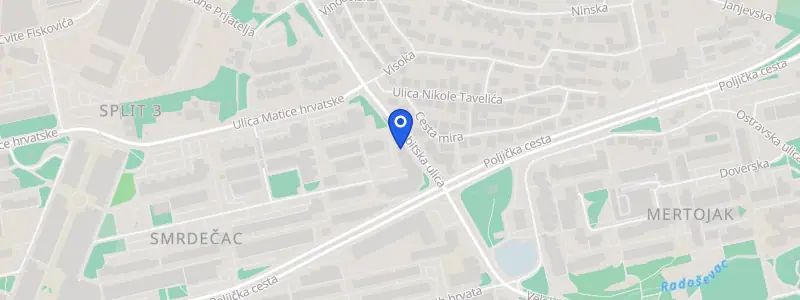 Karta lokacije: Ars Dentalis - ordinacija dentalne medicine Anita Talaja Tomašić, Kroz Smrdečac 51, Split