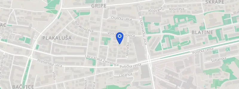 Karta lokacije: Natura Dental, Uskočka 14, Split