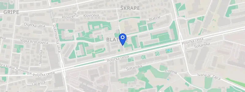 Karta lokacije: Stomatološka ordinacija dr. Daniela Madunić Pemper, Ulica Antuna Branka Šimića 34, Split