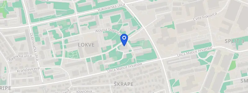 Karta lokacije: Stomatološka ordinacija dr. Iris Krstulović Gužvanj, Šižgorićeva 20, Split