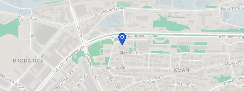 Karta lokacije: Stomatološka ordinacija dr. Marina Ozretić, Šibenska 3, Split