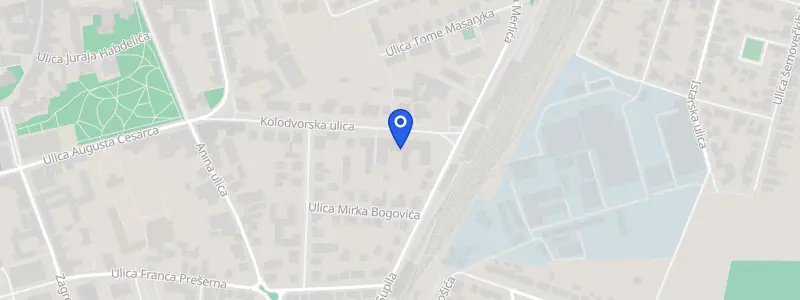 Karta lokacije: Stomatološka ordinacija dr. Petra Rožić, Kolodvorska Ulica 20, Varaždin