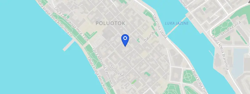 Karta lokacije: Ordinacije dentalne medicine Ivona Dijan-Fabijan, dr. med. dent., Ulica braće Vranjana 9, Zadar