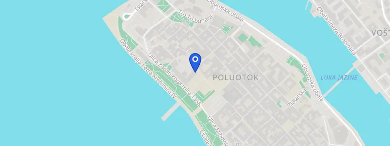 Karta lokacije: Stomatološka ordinacija dr. Boris Bubičić, Grgura Mrganića 1, Zadar