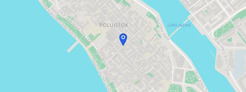 Karta lokacije: Stomatološka ordinacija dr. Ivona Dijan-Fabijan, Braće Vranjana 9, Zadar