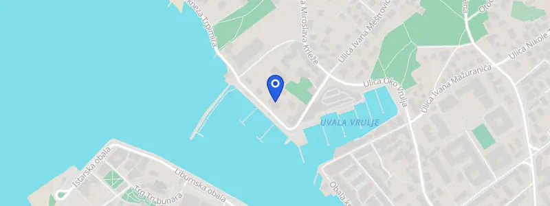 Karta lokacije: Stomatološka ordinacija dr. Roko Žodan, Obala Kneza Trpimira 2, Zadar