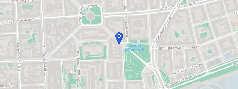 Karta lokacije: Dental centar dr. Zovko, Ulica kneza Višeslava 14, Zagreb
