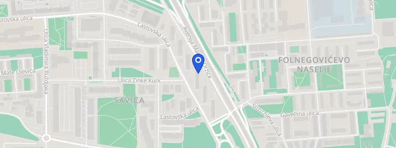 Karta lokacije: Ordinacija biološko-integrativne dentalne medicine, Avenija Marina Držića 70, Zagreb