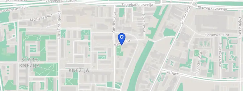 Karta lokacije: Ordinacija dentalne medicine Danka Koričančić, dr. med. dent., Kalinovica 9, Zagreb