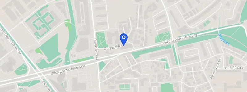 Karta lokacije: Ordinacija dentalne medicine dr. Marija Rogić Barbić, Dugoselska ulica 10, Zagreb