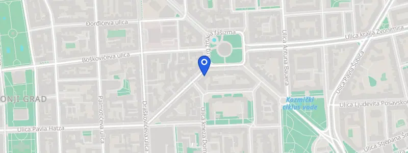 Karta lokacije: Ordinacija dentalne medicine Sanja Solar Ćosić, Ulica kneza Mislava 20, Zagreb