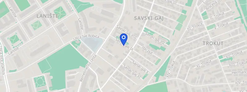 Karta lokacije: Ordinacija dentalne medicine dr. Nives Romana Beketić Lušić, Savski gaj IX. 6, Zagreb