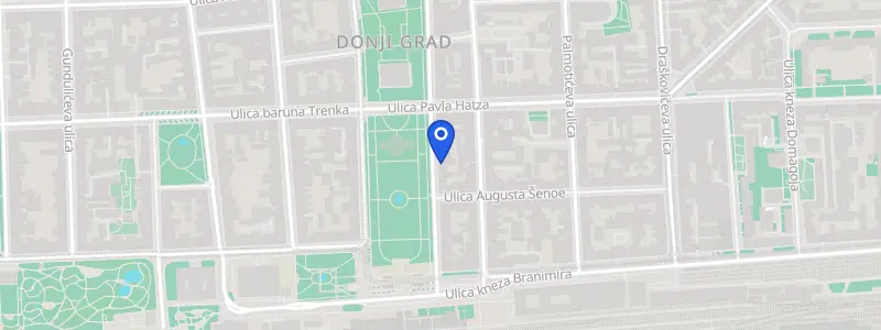 Karta lokacije: Stomatološka ordinacija dr. Ivica Stipetić, Trg kralja Tomislava 5, Zagreb